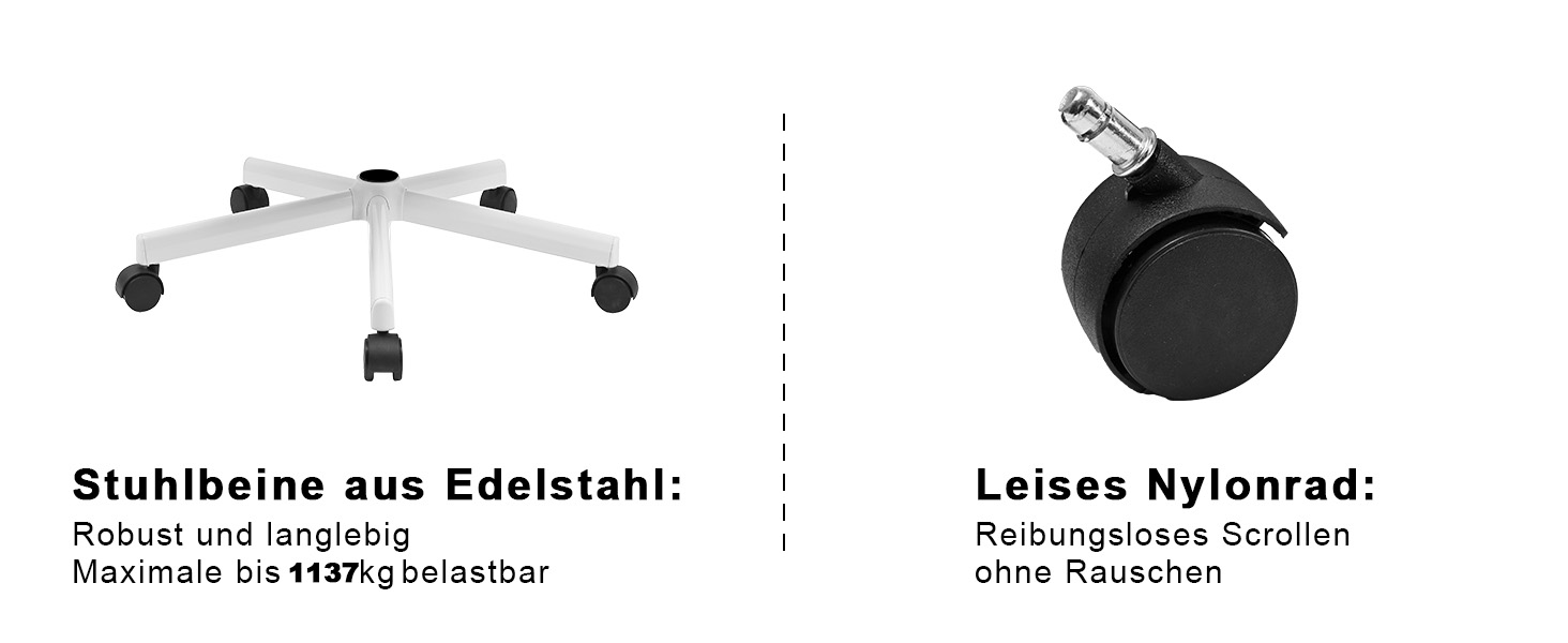 Ергономічне крісло для офісу з регульованою підголівником, крісло для робочого столу з сітки, відкидні підлокітники, широке сидіння, функція гойдання, комп'ютерне крісло EN 1335, офісне крісло 200 кг (чорно-біле)