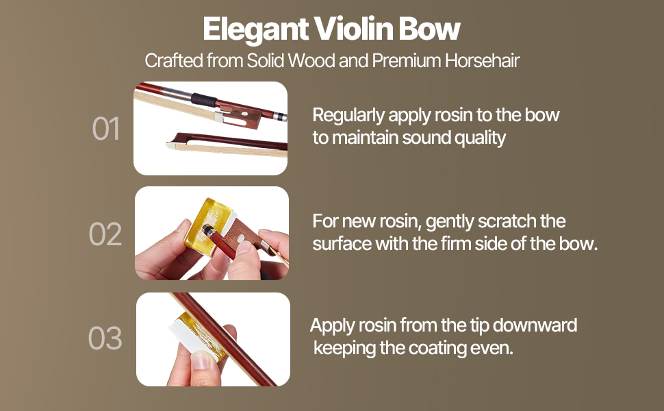 Скрипка VEVOR 4/4 з аксесуарами: футляр, колінь, стійка, струни, тюнер, дерев'яний корпус (матова коричнева)