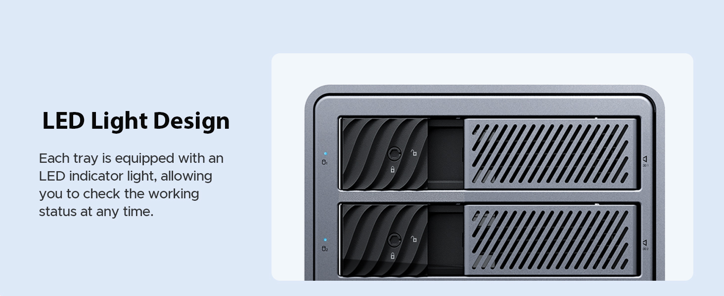 Зовнішній HDD-корпус ORICO 9858U3 для 5 жорстких дисків 3.5