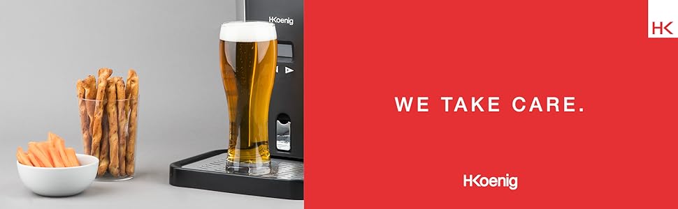 H.Koenig Bierzapfanlage BW1880: Система для розливу пива з інтегрованим охолодженням, сумісна з 5-літровими баками