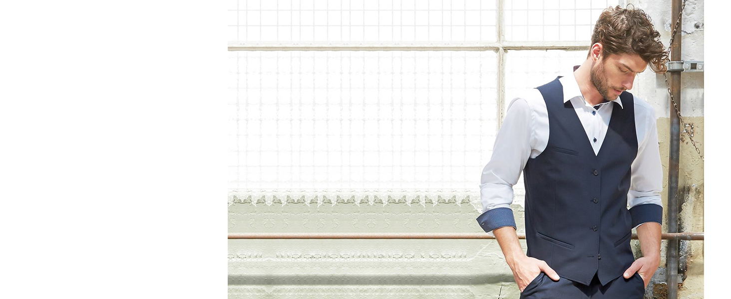 Костюм-трійка для чоловіків HISDERN V3-01: елегантна жилетка з двобортною застібкою, вузький крій, жаккард з візерунком пає, чорний, 6XL