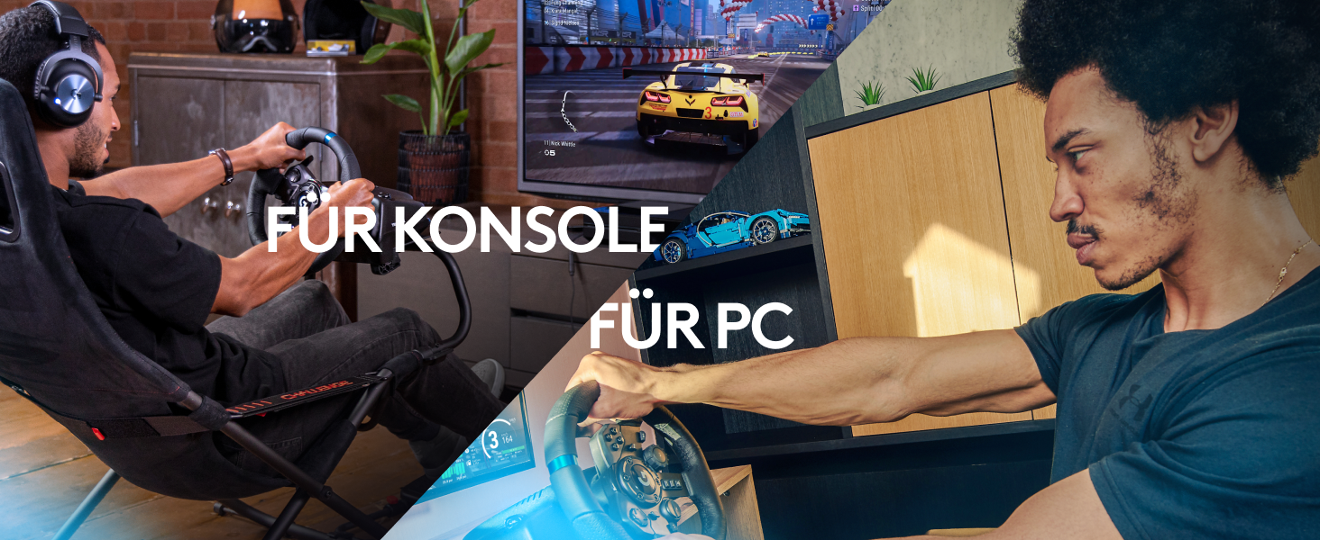 Руль Logitech G923 TRUEFORCE з педалями: імітація реальної водіння, для PS5, PS4, PC, Mac, чорний