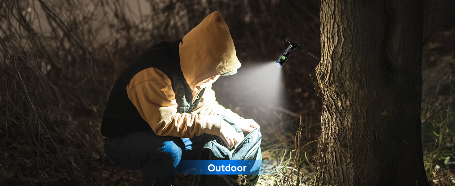 LED ліхтарик GEARLITE EDC Mini - 5000 люмен, 5 режимів, акумуляторний, IPX4, магнітна кришка