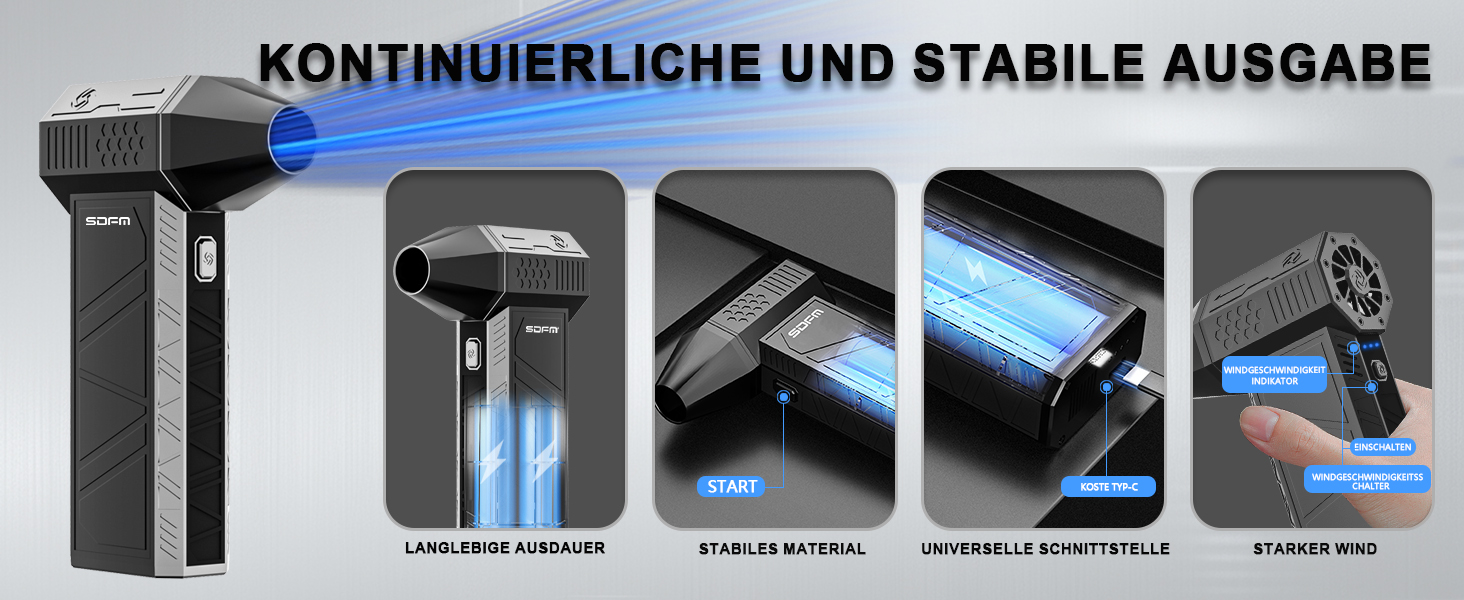 Електричний пилосос для чищення повітряним струменем X3Max-Black: Комплект для чищення ПК, електроніки, диванів, авто