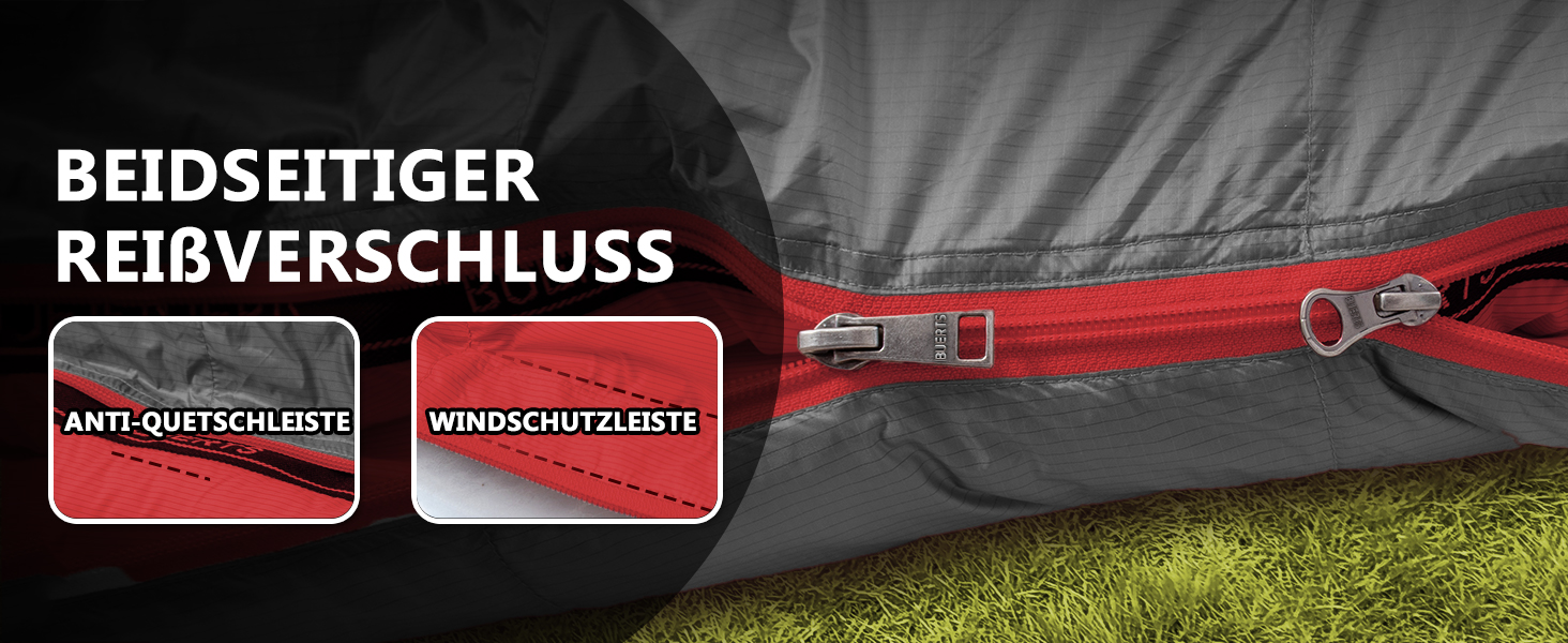 Спальний мішок для дорослих з пухом, 680FP, Outdoor, зимовий, для кемпінгу, походів та подорожей, з компресійним мішком, -10°C, сірий