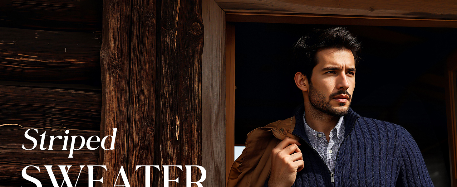 Чоловічий в'язаний кардиган NITAGUT з блискавкою, теплий, в'язаний пуловер, вінтажний стиль, колір темно-синій (XL, сірий)