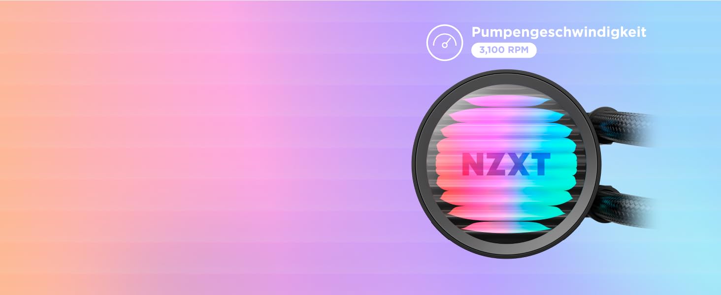 NZXT Kraken Core 240 RGB - Рідинне охолодження CPU AIO з LCD-дисплеєм, чорний