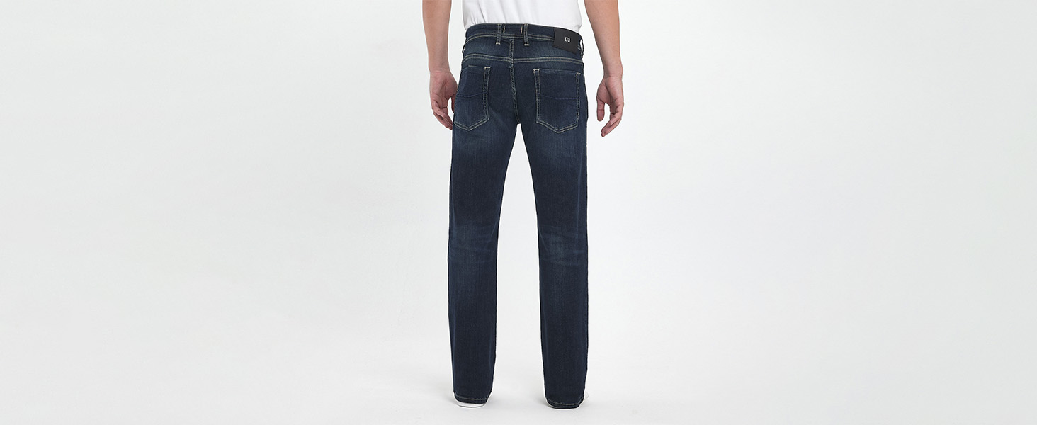 Джинси чоловічі LTB Bootcut Tinman, 42W/30L, сині, зношений ефект (305)