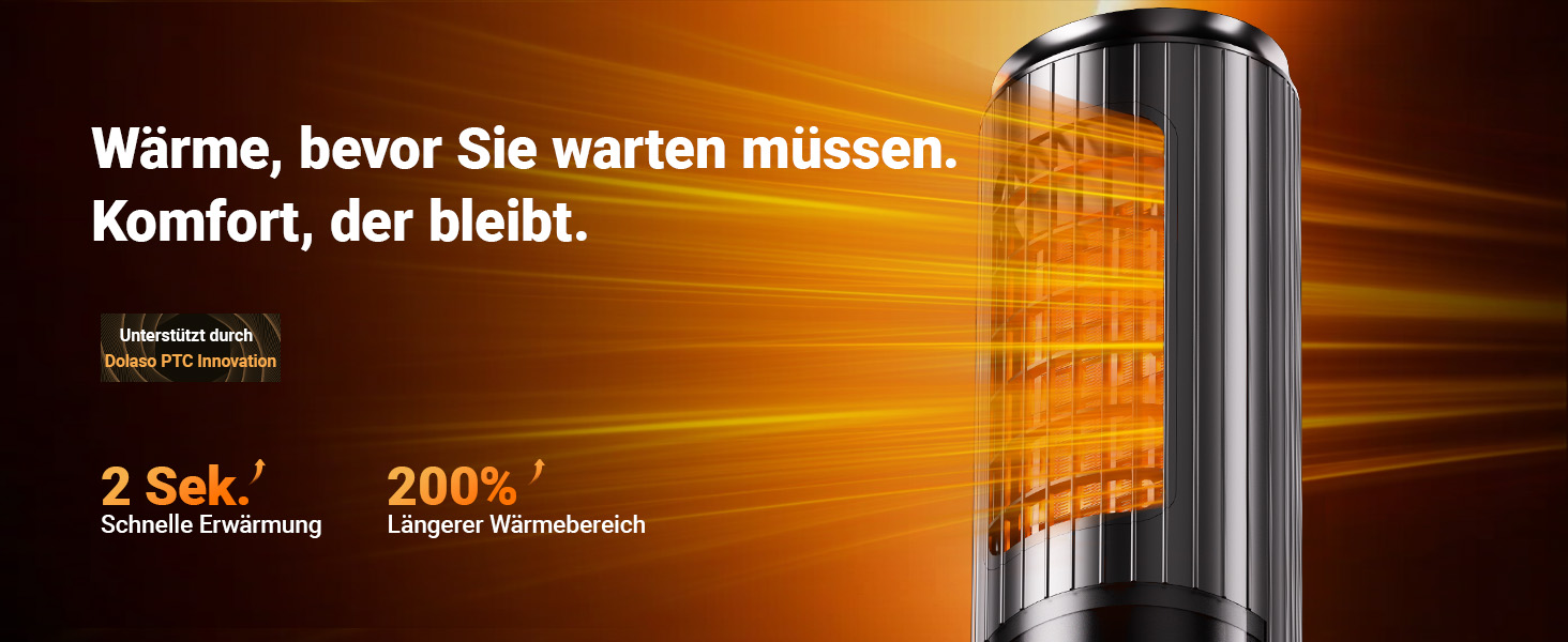 Електричний обігрівач керамічний 2000W з термостатом, дистанційним керуванням, ефектом каміну, осциляцією 70°, ECO-режим, таймером 1-8 год, захистом від перегріву та перекидання, тихий, для офісу та вітальні