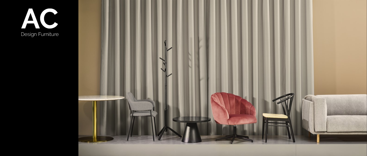 AC Design Jasper Bettcouch Dunkelgrau/Schwarz