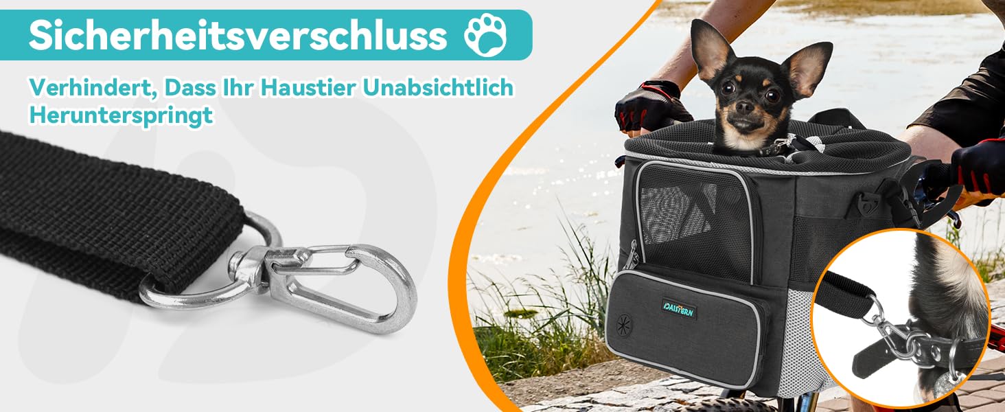 Корзина для собак на велосипед до 3 кг, універсальний кріплення Φ53 мм, сумка-рюкзак, автокрісло з дихаючою сіткою, водовідштовхувальне сидіння для маленьких собак