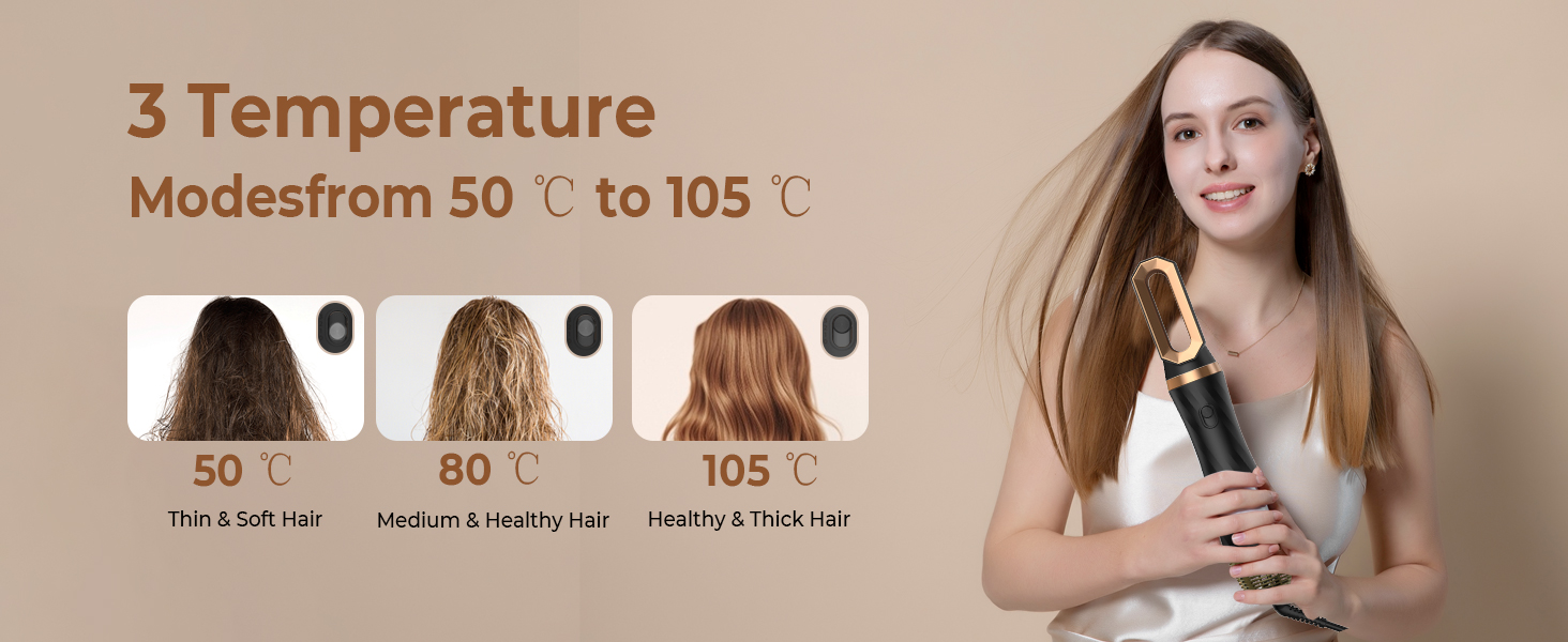 Набір для укладки волосся Airstyler 6 в 1: фен-щітка, плойка, дифузор, для створення об'єму, локонів та випрямлення