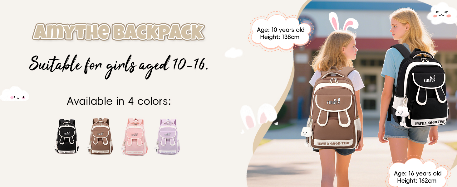 Шкільний рюкзак для дівчаток-підлітків: легкий, водонепроникний, з милим брелоком. Підходить для 3-5 класів та старшої школи. Великий рюкзак фіолетового кольору