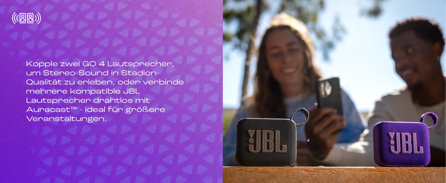 JBL Go 4 Black – Портативна Bluetooth колонка з глибоким басом, захистом від води та пилу, до 7 годин роботи