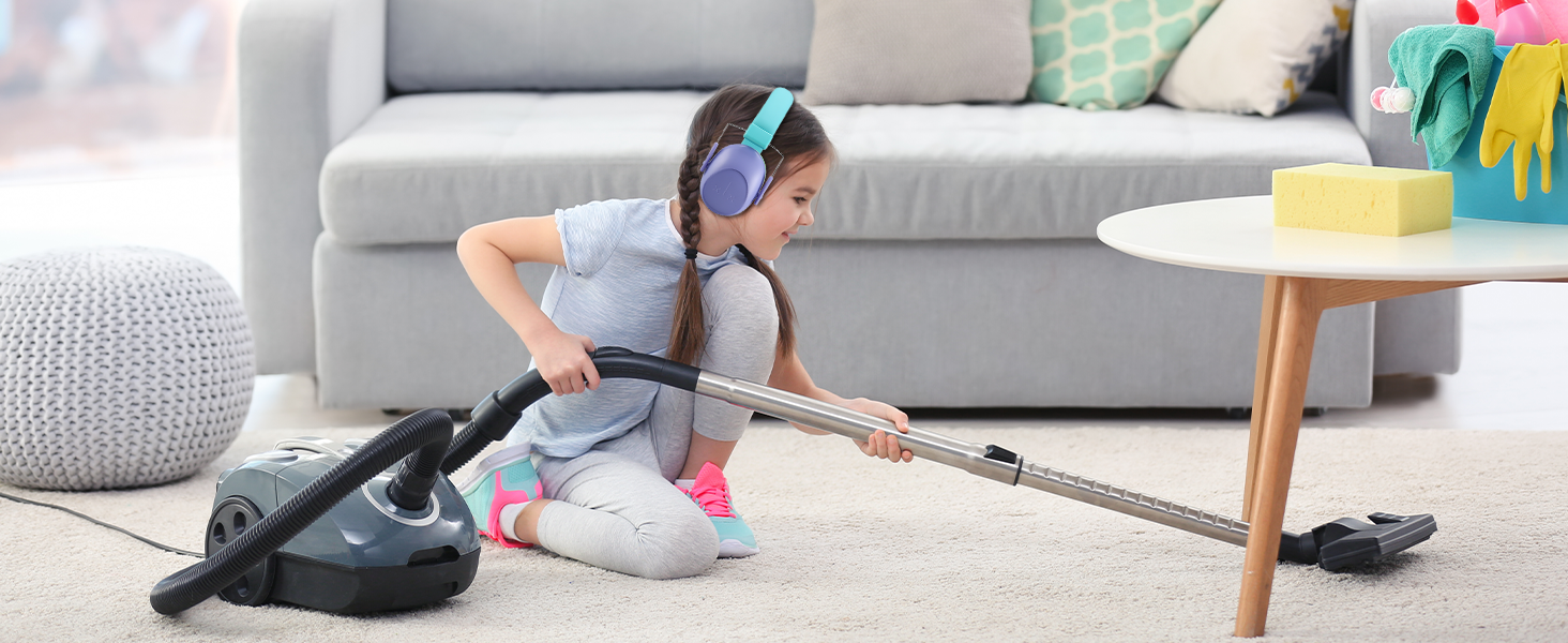 Навушники для захисту від шуму ProCase для дітей, червоно-сині