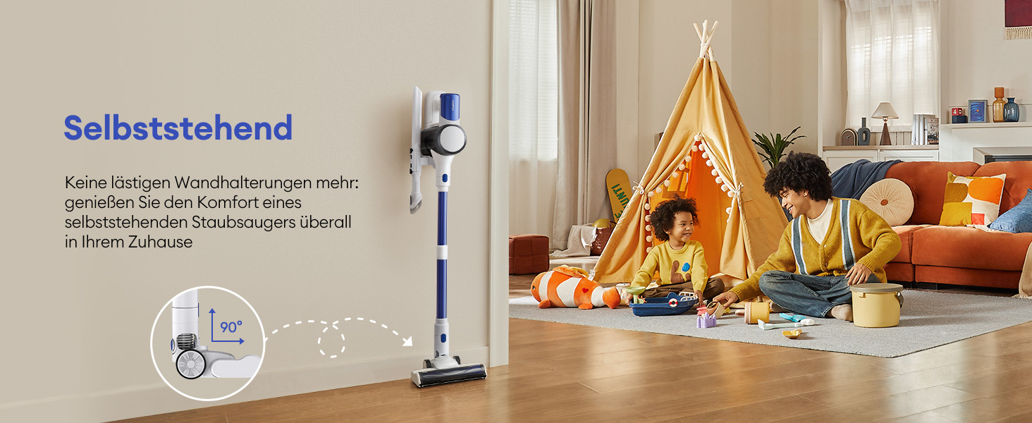 Ultenic U10 Ultra: Бездротовий акумуляторний пилосос з потужністю всмоктування 40000 Па, 40 хв роботи, світлодіодним індикатором та щіткою проти ковтунів для килимів, твердих підлог та шерсті тварин