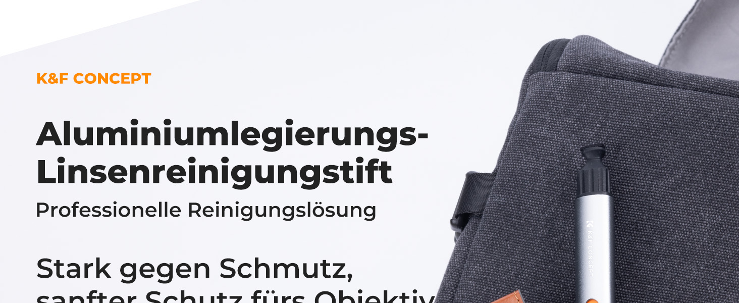 Очищувач об'єктивів K&F Concept: м'який пензлик для чищення цифрових камер, об'єктивів, лінз та фільтрів
