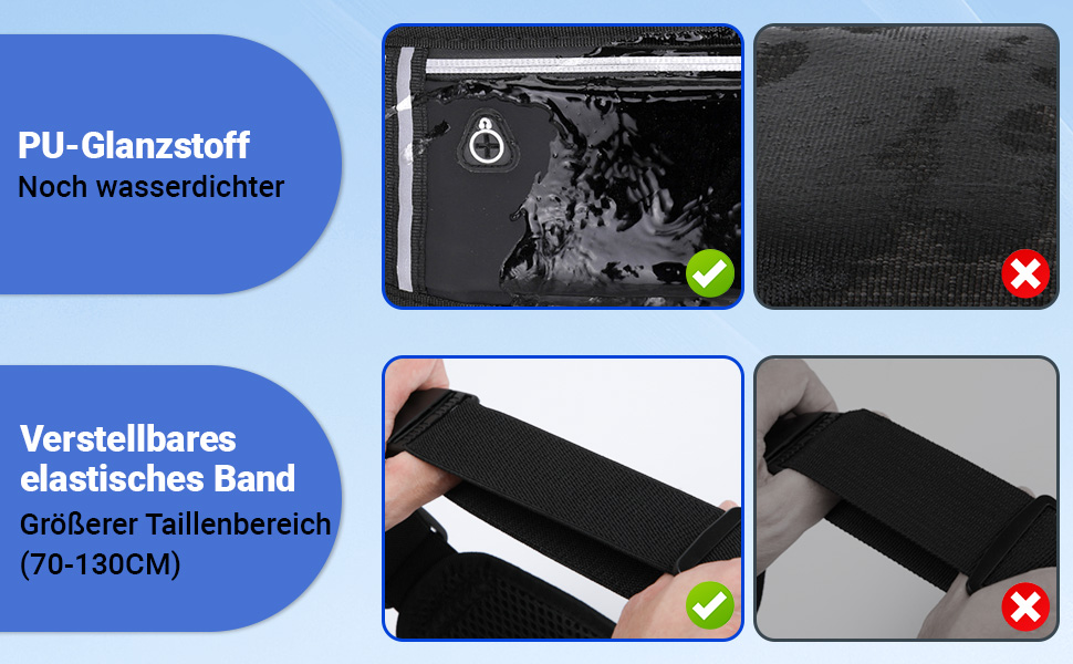 Поясна сумка-тримач для телефону Alyvisun - спортивна поясна сумка для бігу, фітнесу, подорожей (чоловіча/жіноча)