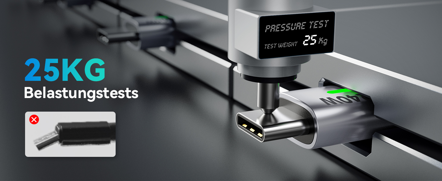 Кабель USB-C 240W з LED-підсвічуванням, 2 шт. (2м+2м), нейлон, для iPhone, Samsung, Pixel, iPad, MacBook