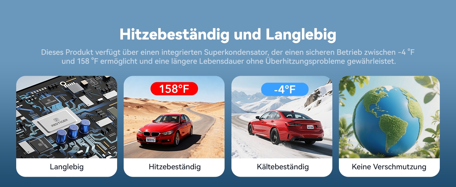 Автомобільний відеореєстратор REDTIGER 4-канальний 2.7K + 3x1080P, сенсорний екран, сенсор STARVIS 2, карта пам'яті 128GB