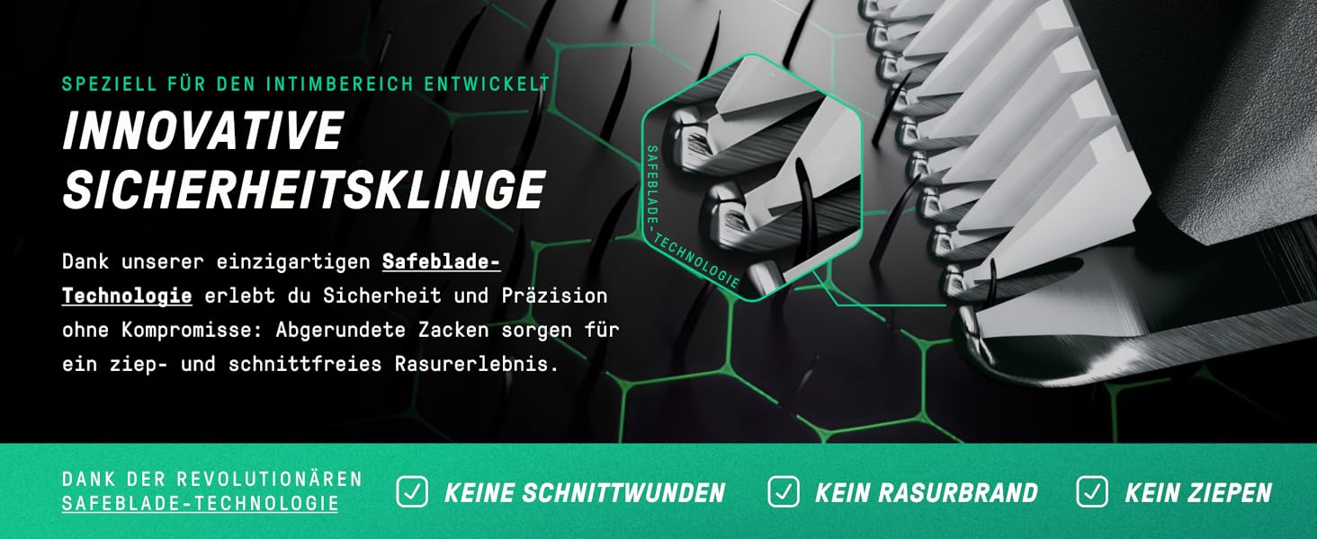 Тілогрумер 2.0: чоловічий триммер для тіла з безпечною клинком, 120 хв роботи, водонепроникний, LED-підсвітка, режим Beast, з Німеччини