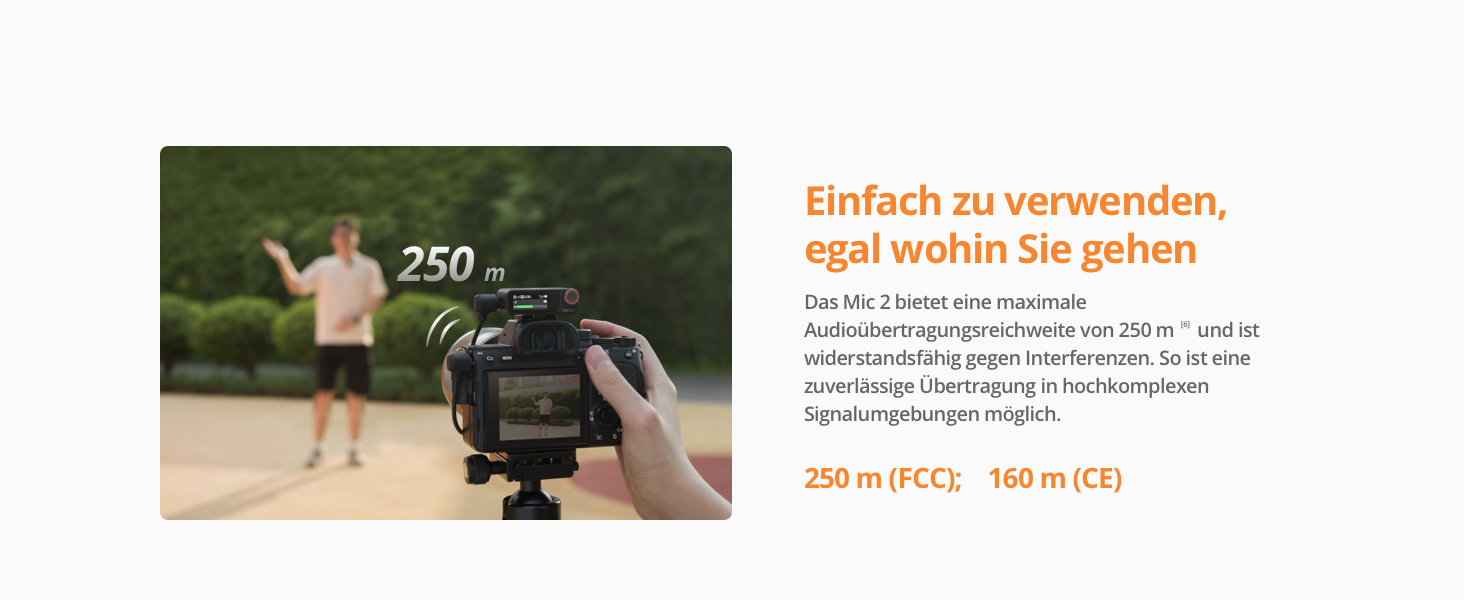 DJI Mic 2: Бездротовий мікрофон-петличка (2 передавача + 1 приймач + зарядна станція) для камери, смартфона, влогів, з шумозаглушенням, 48 кГц, 32-біт Float, 250 м радіус дії