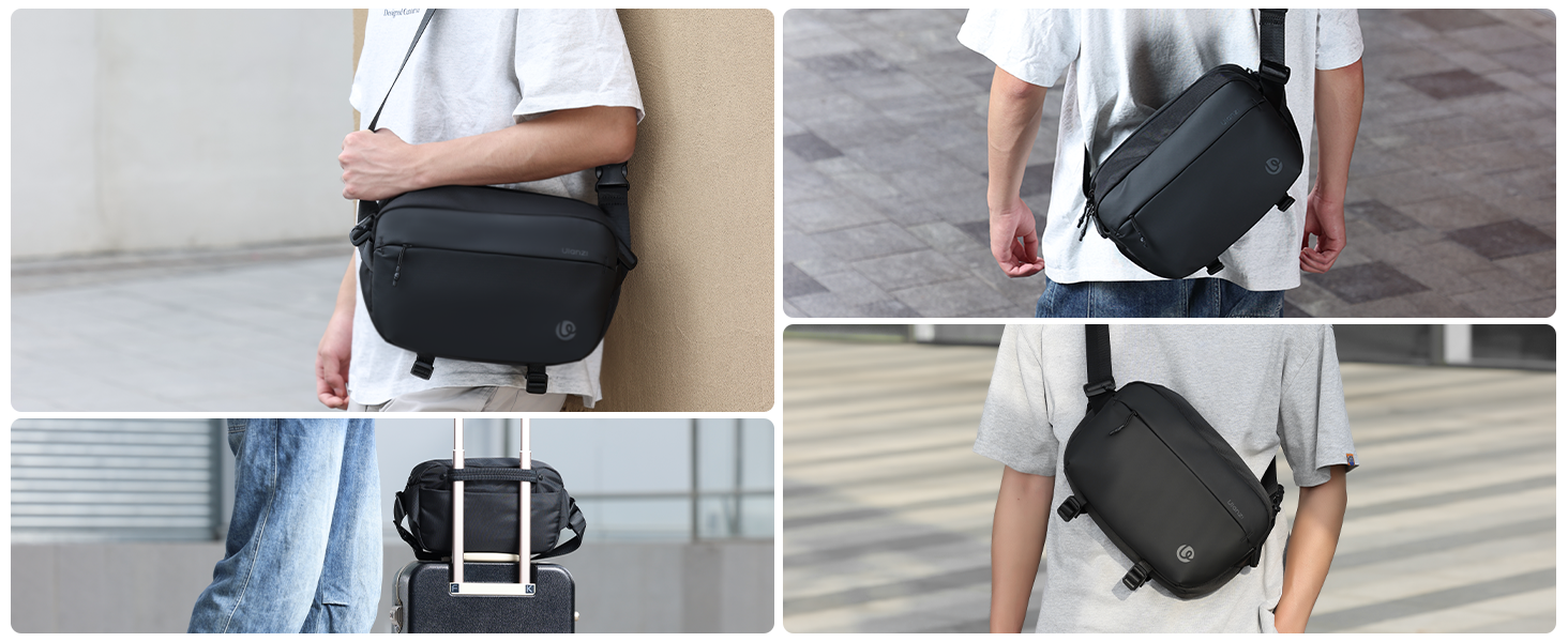 Чохол для камери ULANZI: водонепроникний, 10L, для DSLR/SLR/беззеркальних камер, з регульованим ременем, для фотозйомки на відкритому повітрі, з кишенями на блискавці та захистом від крадіжок