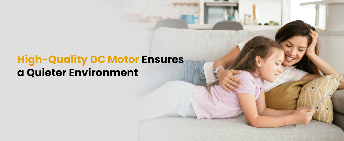 Стелянка вентилятор 106 см з підсвіткою, двосторонні лопаті, тихий вентилятор з LED-лампою та пультом керування, для спальні/вітальні, DC мотор, штанга світлого дерева