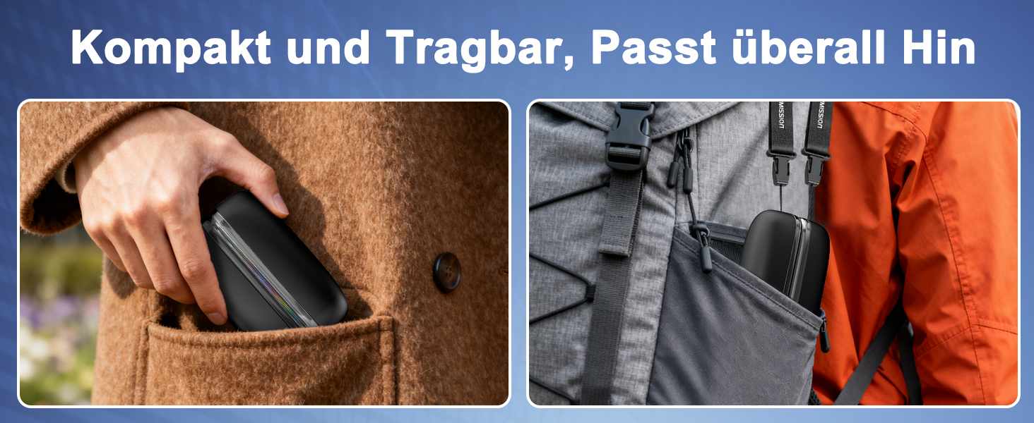 Електричні грілки для рук 2 шт. з RGB-підсвічуванням, 4 режими нагріву та цифровим дисплеєм, портативні міні-грілки для рук - подарунок для чоловіків та жінок