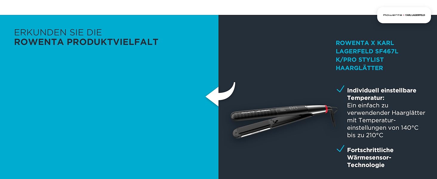 Випрямляч для волосся Rowenta Optiliss SF3210, керамічне покриття, 230°C, білий