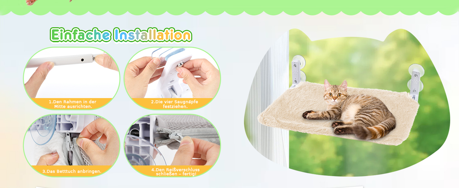 Кігтеточка-ліжко для котів на вікно 60x30 см, сіра, XL, до 20 кг