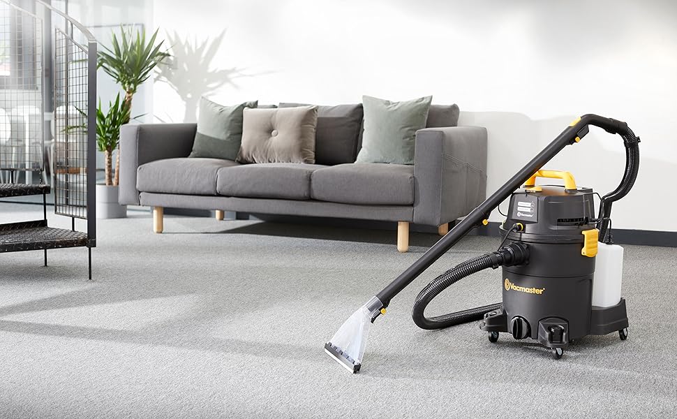 Vacmaster SCA0801 - миючий пилосос для килимів, меблів та авто | Мийка, сушка, видалення плям | 1300W, 23L