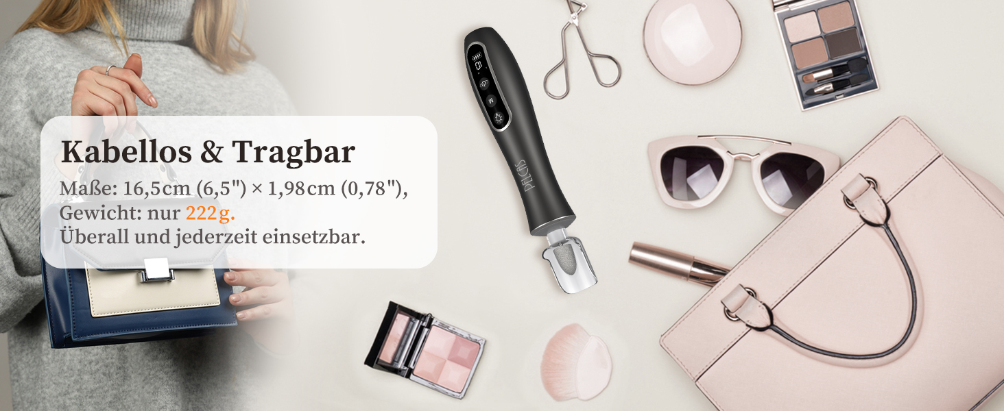 Електричний набір для манікюру PELCAS з LCD екраном: професійний шліфувальник нігтів для людей та домашніх тварин