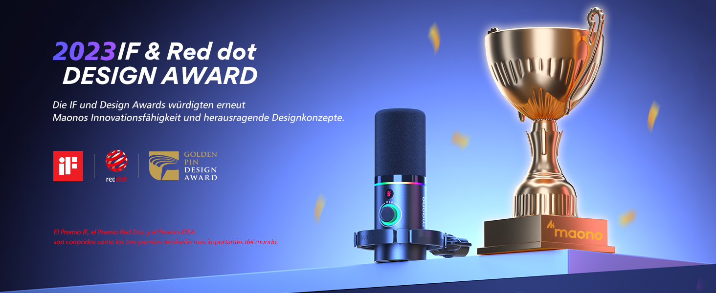 MAONO PD200XS: XLR/USB мікрофонний комплект для подкастів, стрімінгу та запису звуку (чорний)