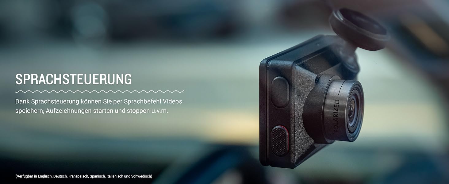 Відеореєстратор Garmin Dash Cam Mini 3 X210: 1080p HD, 140° кут огляду, фільтр Pol, автовиявлення ДТП