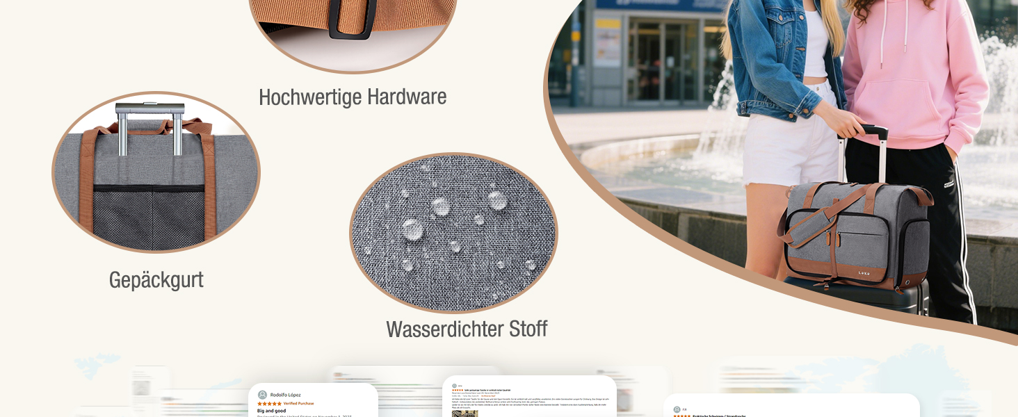 Спортивна сумка Lekesky 30L сірого кольору: туристична, для подорожей, з відділенням для взуття, валіза ручної поклажі Easyjet, водонепроникна