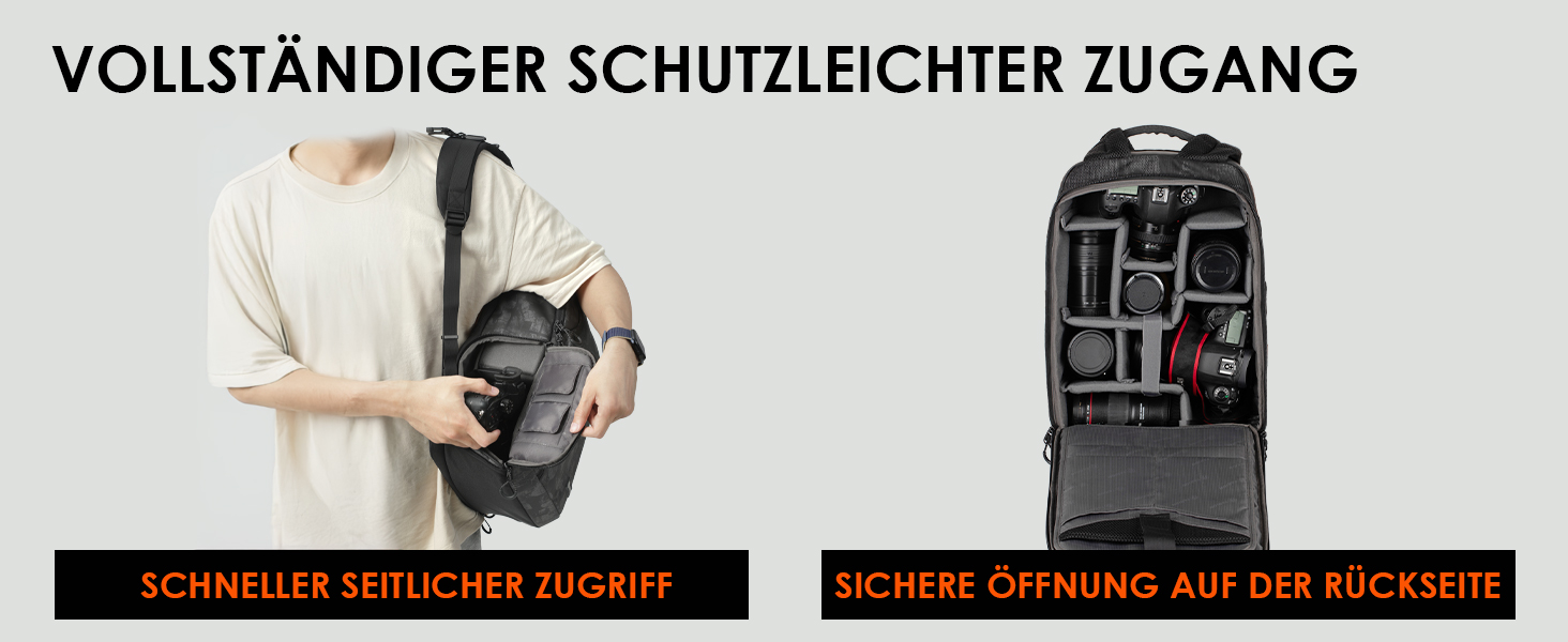 Рюкзак для фотокамери TARION: водонепроникний, з відділенням для ноутбука 14