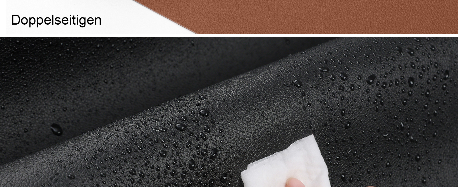 Підкладка на стіл двостороння антиковзаюча, килимок для миші та ноутбука, органайзер для офісу, штучна шкіра, 40 x 80 см / 80 x 40 см