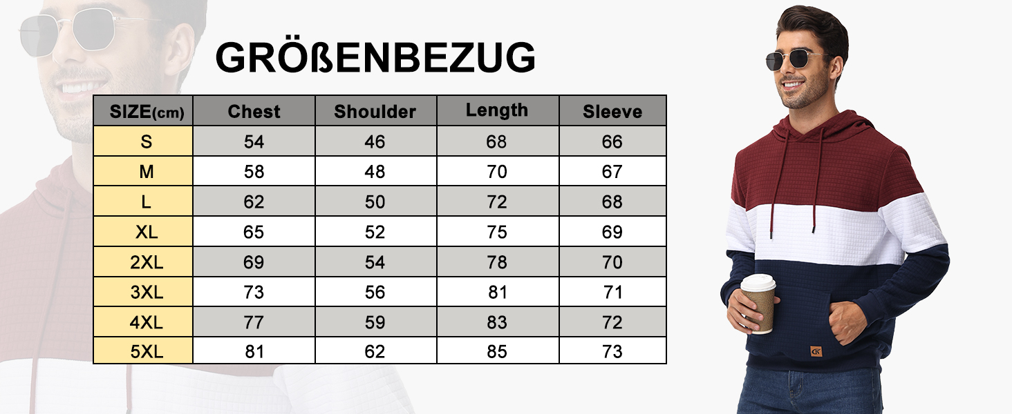 Чоловічий худі YuKaiChen з па́тчворком, великі рукави, капюшон, кольоровий, з кишенями, оливковий/білий/хакі