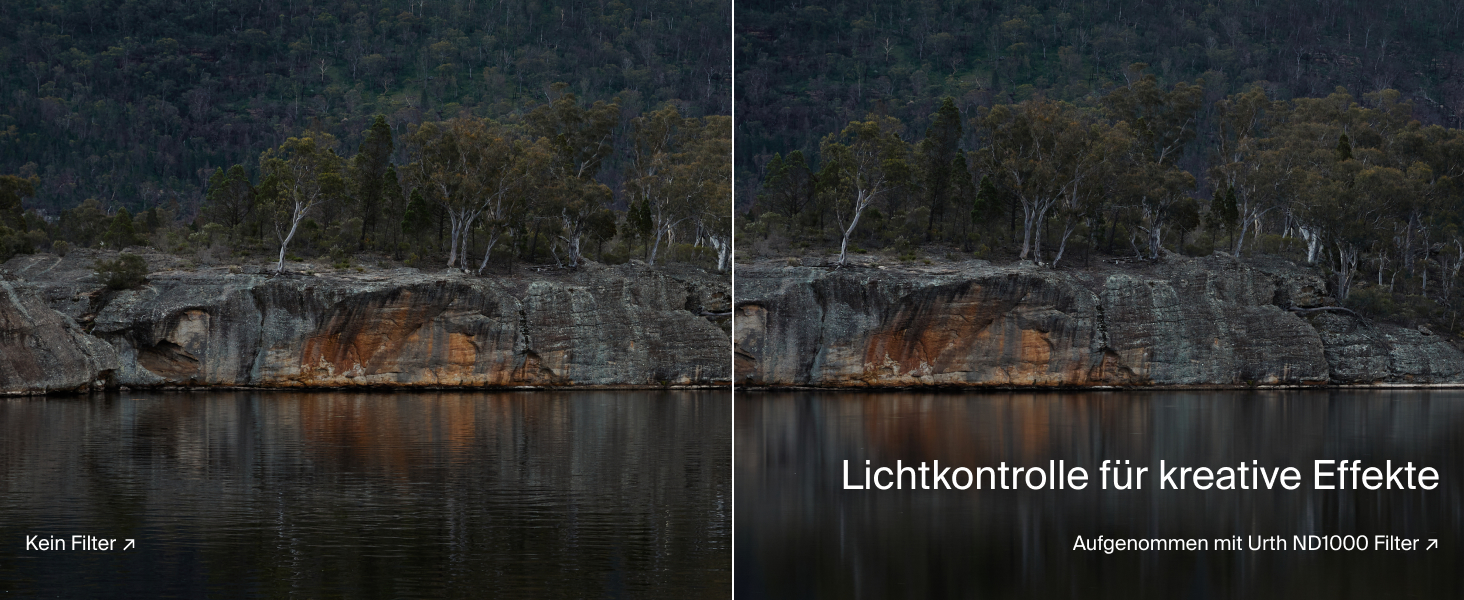 Фільтр ND1000 82mm Urth Graufilter (10 Stop) для фотографії