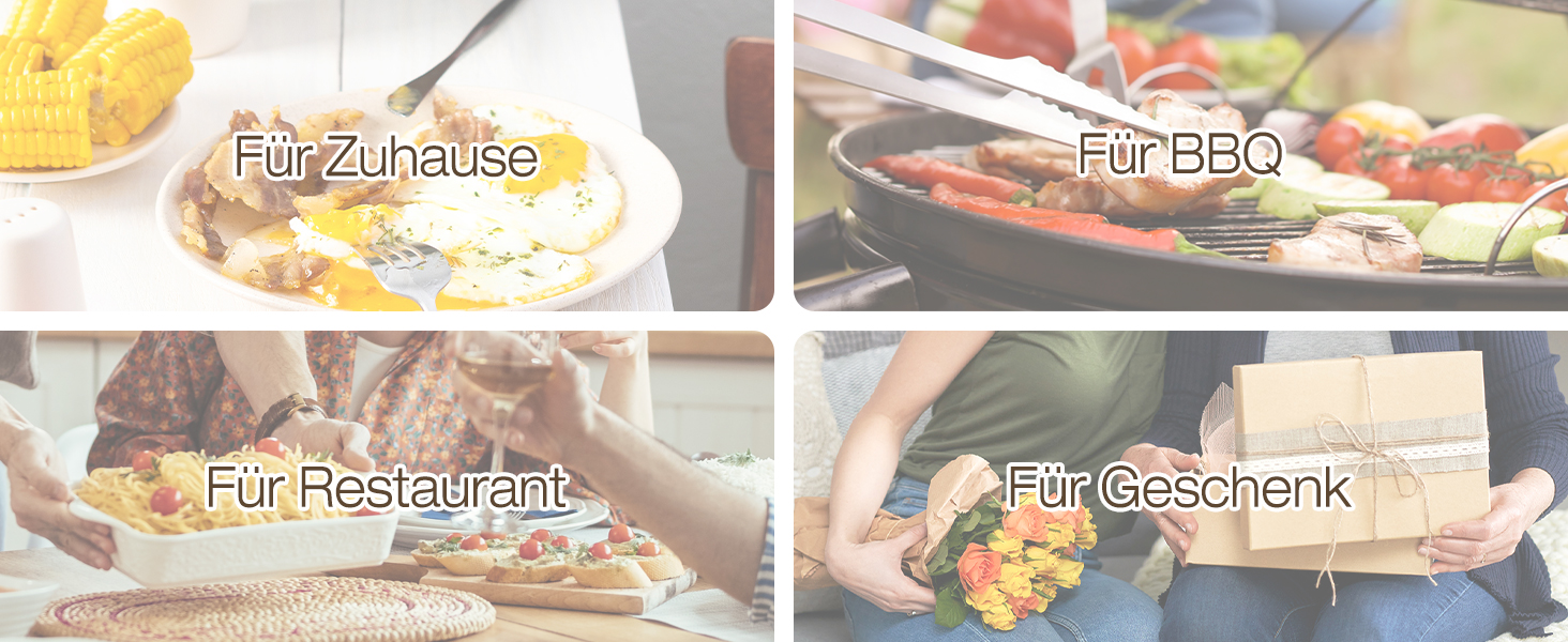 Набір з 2 мельниць для солі та перцю Vucchini з керамічним механізмом, регулювання помелу, сірий та білий колір