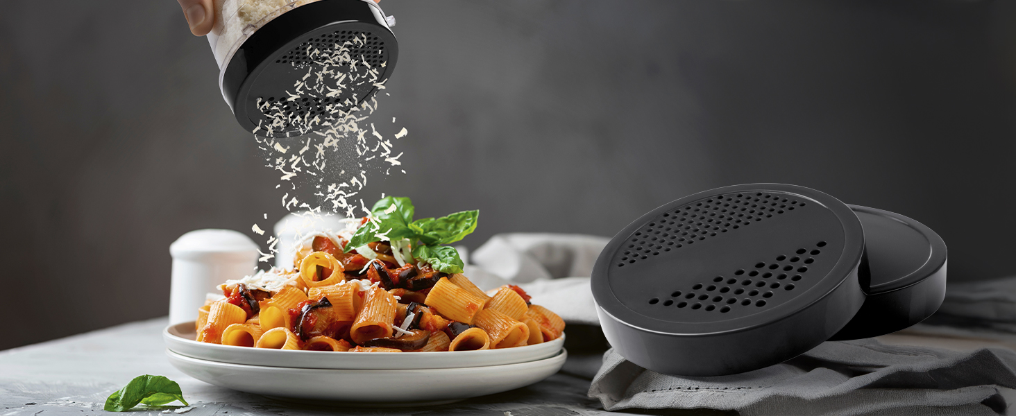 GOURMETmaxx Mr. Magic: Блендер для смузі та шейків 400W | Комплект з 4 насадками | Червоний та срібний
