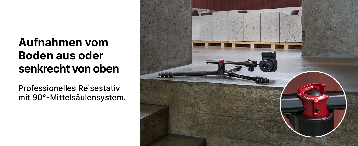 Штатив Manfrotto Befree GT XPRO з алюмінієвою ніжкою та кульковою головкою 496, Twist Lock, для DSLR та беззеркальних камер