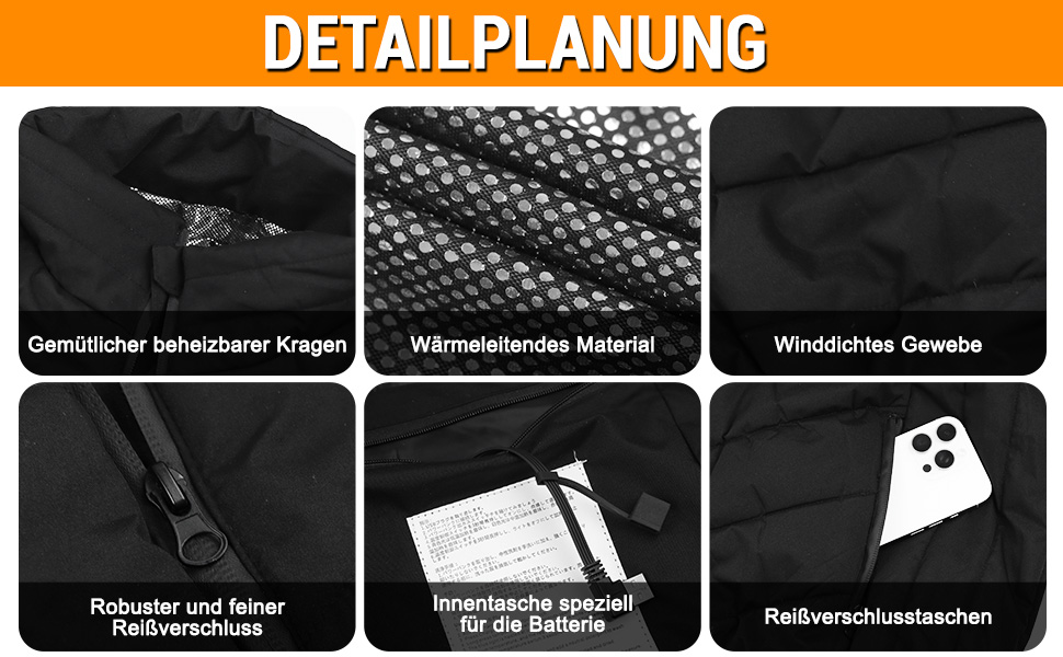 Степова жилетка Weste Daunenweste чорного кольору, розмір XXL