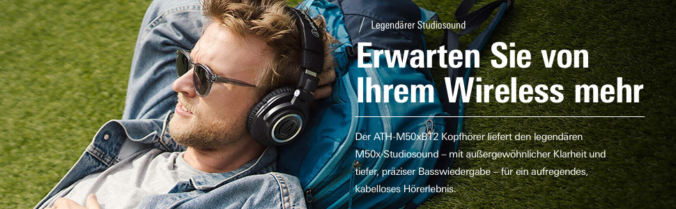 Навушники Audio-Technica M50xBT2 Bluetooth чорного кольору