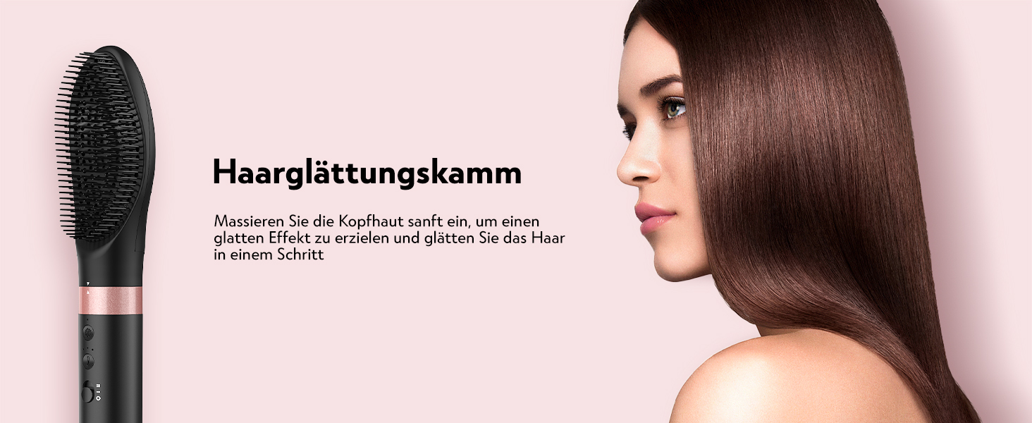 Slopehill Airstyler 5 в 1: Іонізатор, Фен, Щітка для об'єму, Локони, Випрямляч. Чорний