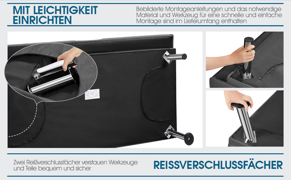 Yaheetech Folding Sleeper Sofa