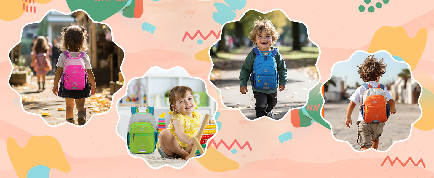 Дитячий рюкзак SKYSPER 8L для хлопчиків та дівчаток, рюкзак для прогулянок, повсякденного використання, з нагрудним ременем, подарунок, блакитний