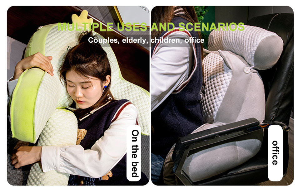 Підголовник для ліжка та дивана LANPEW з підлокітниками. Ергономічне крісло для читання для дорослих. Дихаюче крісло для читання з знімним чохлом. Для читання, роботи. (Наповнювач з бобів, сірий, 80 * 60 см)