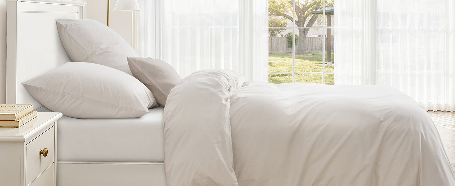 Комплект постільної білизни 135x200 зелений, бавовна, 4 частини (2 наволочки 80x80, 1 простирадло 135x200) з замком-блискавкою, сертифікат ÖKO-TEX